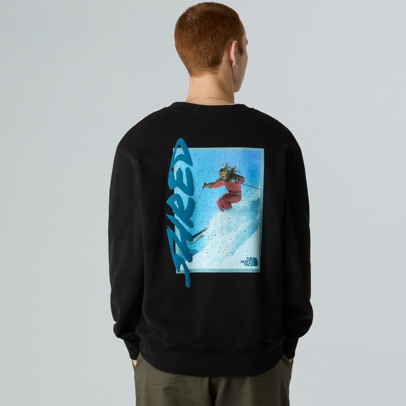 Мъжки суитшърт The North Face NSE Slopes Relaxed Crew GRA black 3