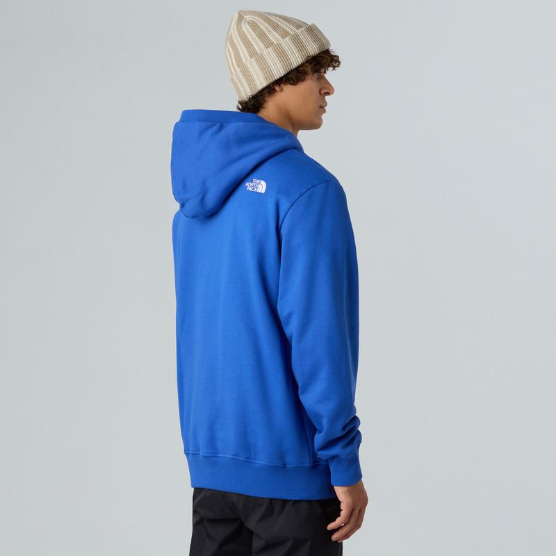 Мъжки суитшърт The North Face Icon Relaxed Hooded blue 3