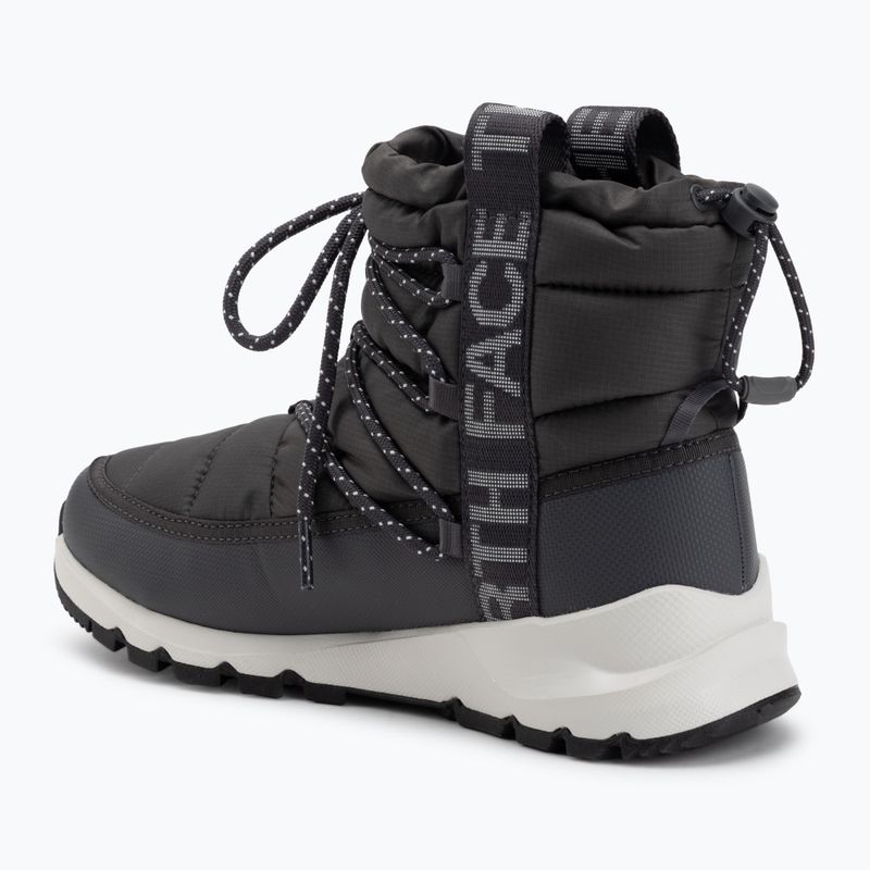 Дамски ботуши за сняг The North Face Thermoball Lace Up WP anthracite grey/white ash 3