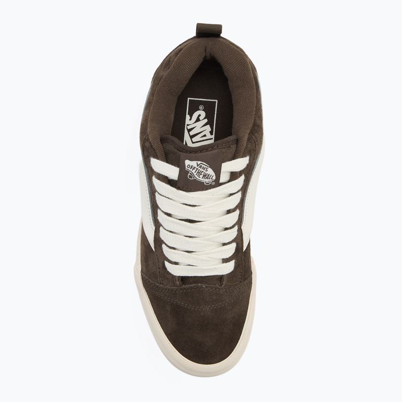 Обувки Vans Knu Skool pig suede coal brown 5