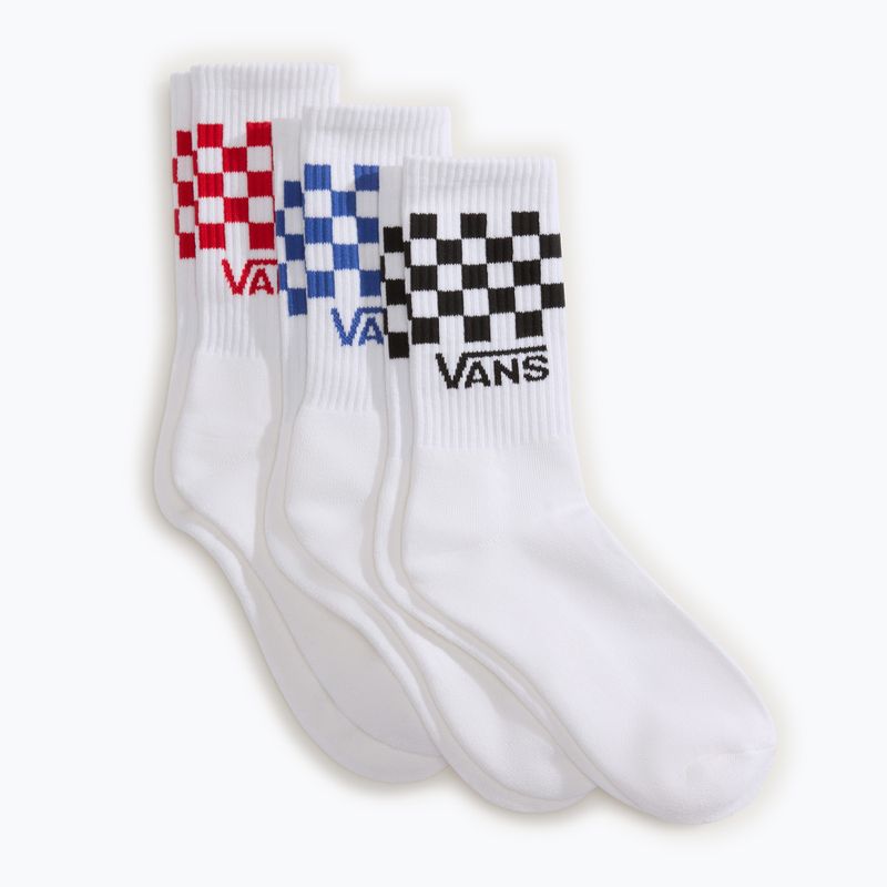 Чорапи Vans Classic Check Crew 3 чифта white 2