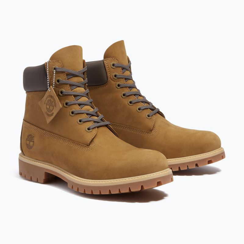 Мъжки обувки Timberland Premium 6 Inch Lace Up Waterproof olive nubuck/dark brown 10