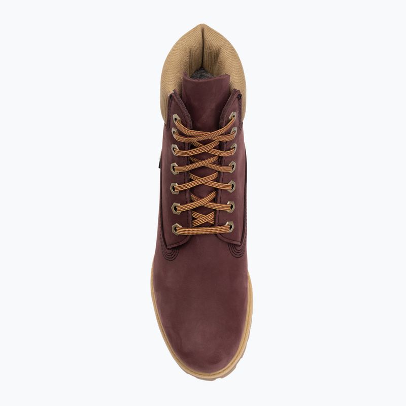 Мъжки обувки Timberland Premium 6 Inch Lace Up Waterproof burgundy olive 5