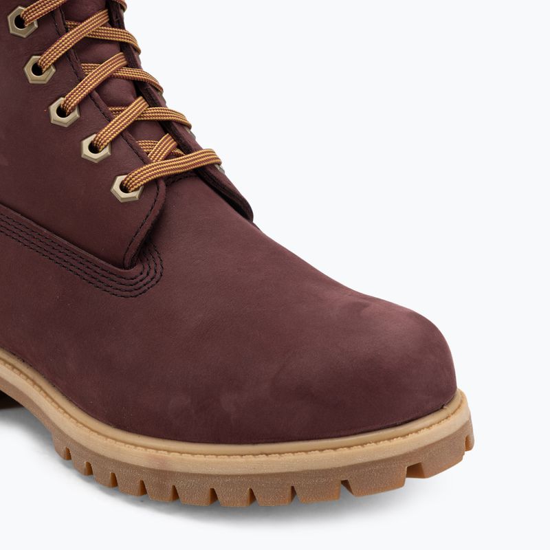 Мъжки обувки Timberland Premium 6 Inch Lace Up Waterproof burgundy olive 7