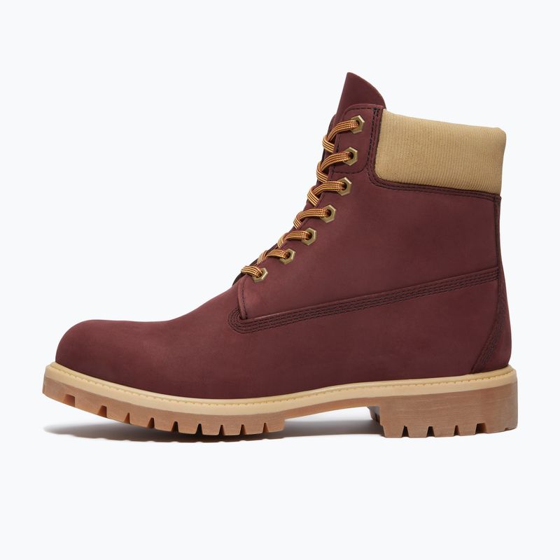 Мъжки обувки Timberland Premium 6 Inch Lace Up Waterproof burgundy olive 2