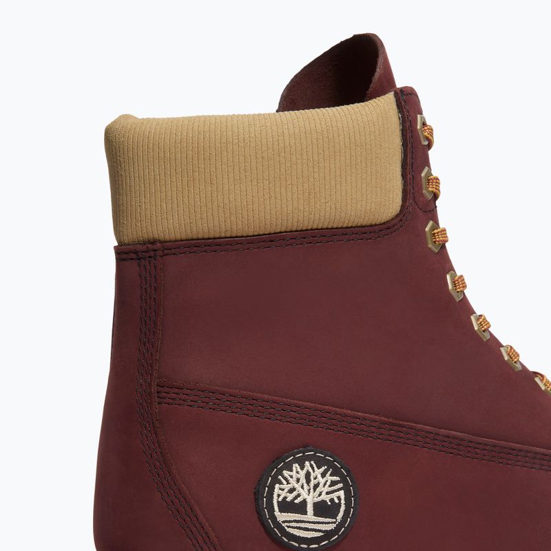 Мъжки обувки Timberland Premium 6 Inch Lace Up Waterproof burgundy olive 8