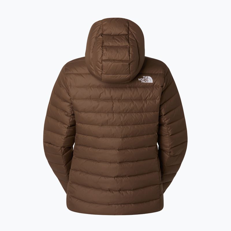 Дамско пухено яке The North Face Down Hooded smokey brown 6