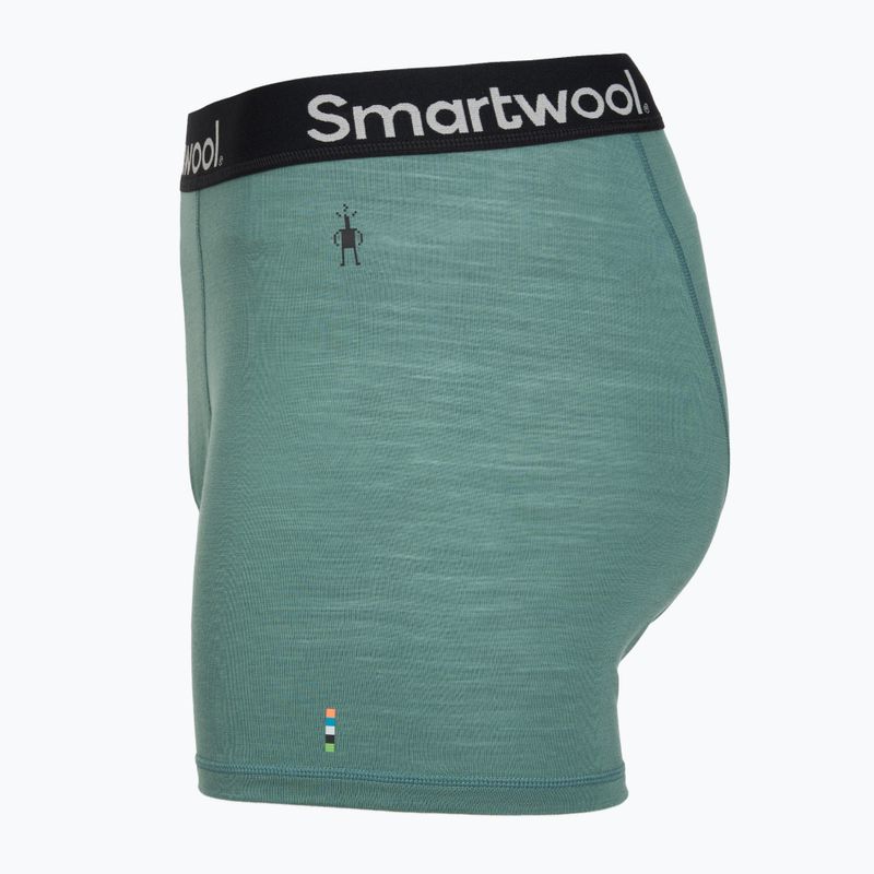 Мъжки термоактивни боксерки Smartwool Everyday Merino Boxer Brief Boxed black dusty teal 3