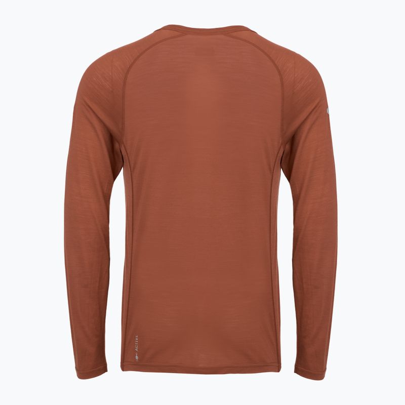 Мъжка термоактивна блуза с дълъг ръкав Smartwool Merino Sport 120 burnt sienna 2