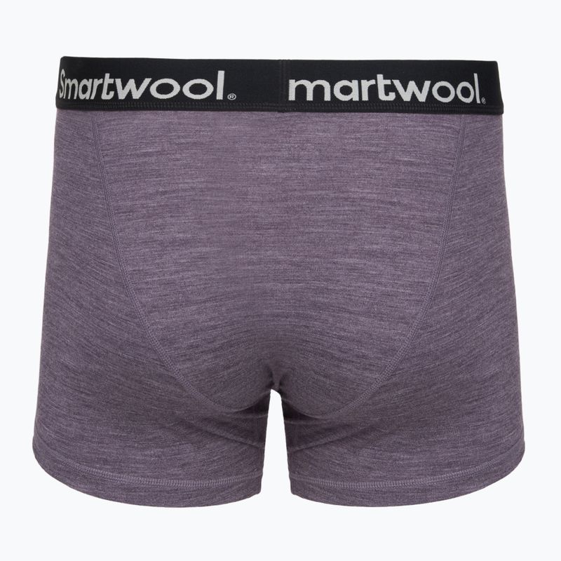 Мъжки термоактивни боксерки Smartwool Merino Boxer Brief Boxed purple storm heather 2