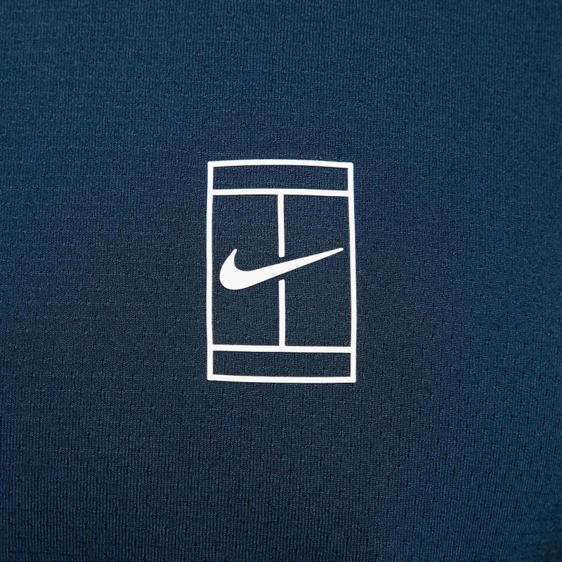 Мъжка тениска за тенис Nike Court Dri-Fit Advantage armory navy / white / white 6