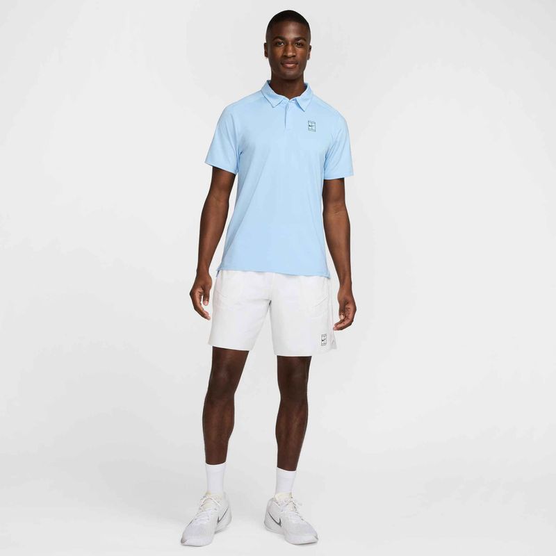 Мъжки тенис шорти Nike Court Dri-Fit Advantage 8" white/black 2