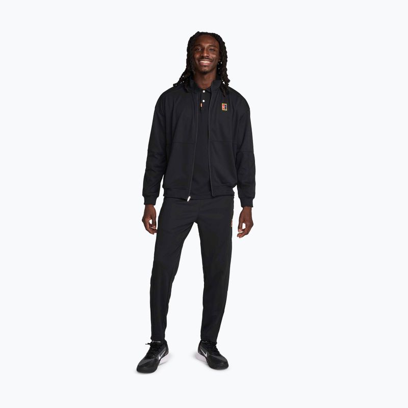 Мъжки тенис суитшърт Nike Court Heritage black/black 2