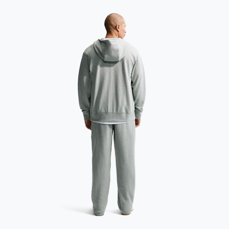 Мъжки панталони за бягане Nike Club dark grey heather/light smoke grey/white 3