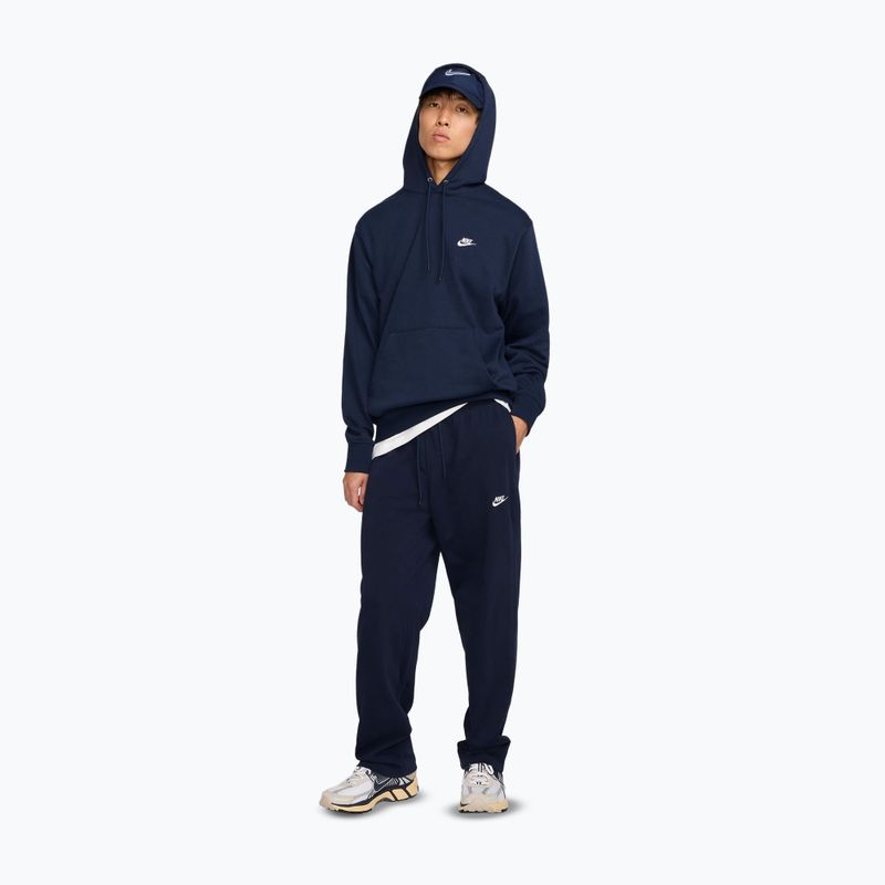 Мъжки панталони Nike Sportswear Club Knit Open-Hem obsidian/white 2