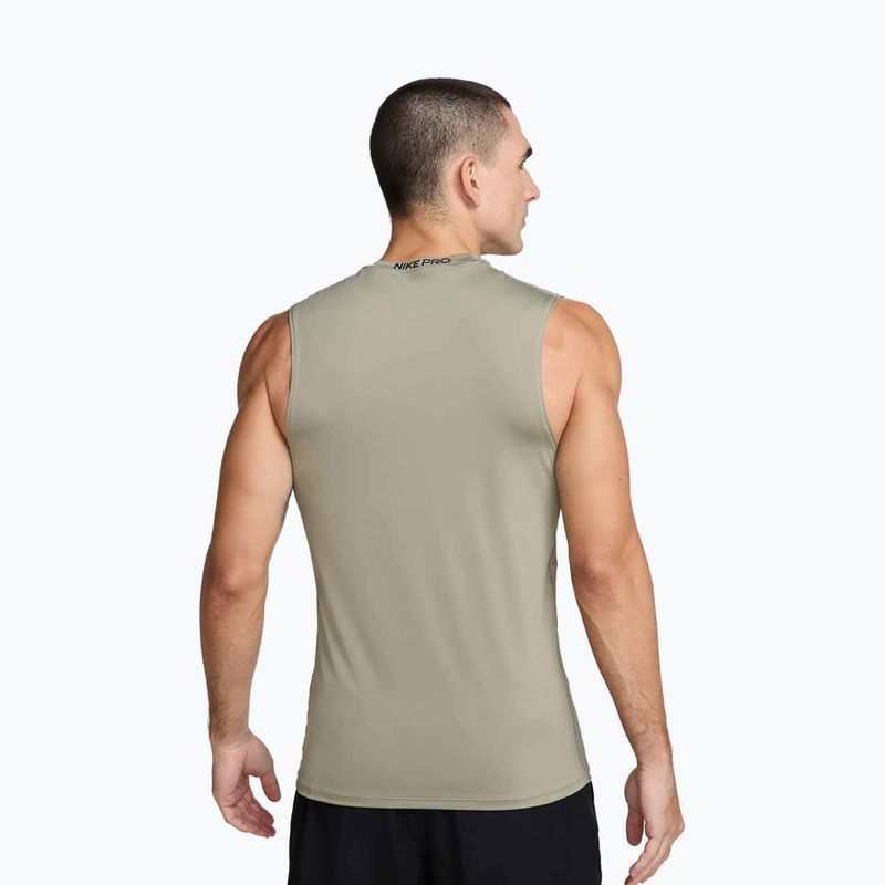 Мъжка тениска за тренировка Nike Pro Dri-Fit Sleeveless Top light army/black 3