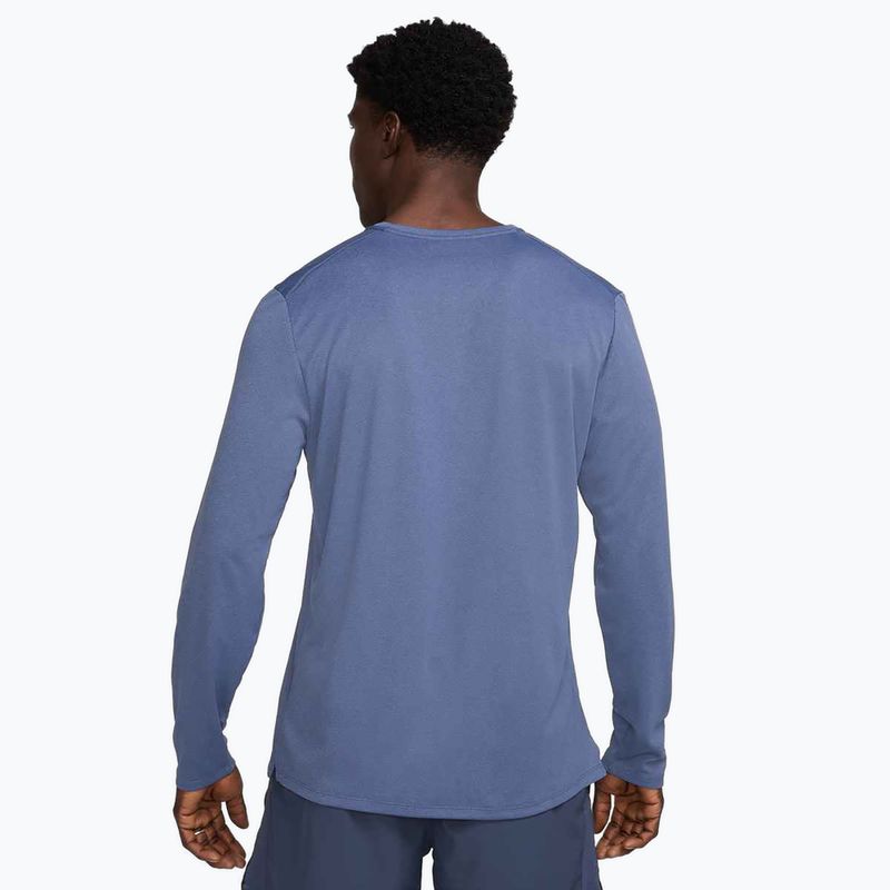 Мъжки анцуг Nike Miler Dri-Fit UV diffused blue за бягане с дълъг ръкав 3