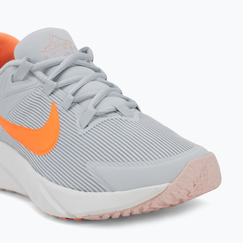 Детски обувки за бягане Nike Star Runner 4 pure platinum/echo pink/peach cream 7