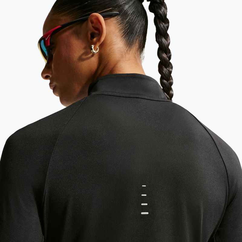 Дамски суитшърт за бягане Nike Swift Dri-FIT UV 1/4-Zip black 5