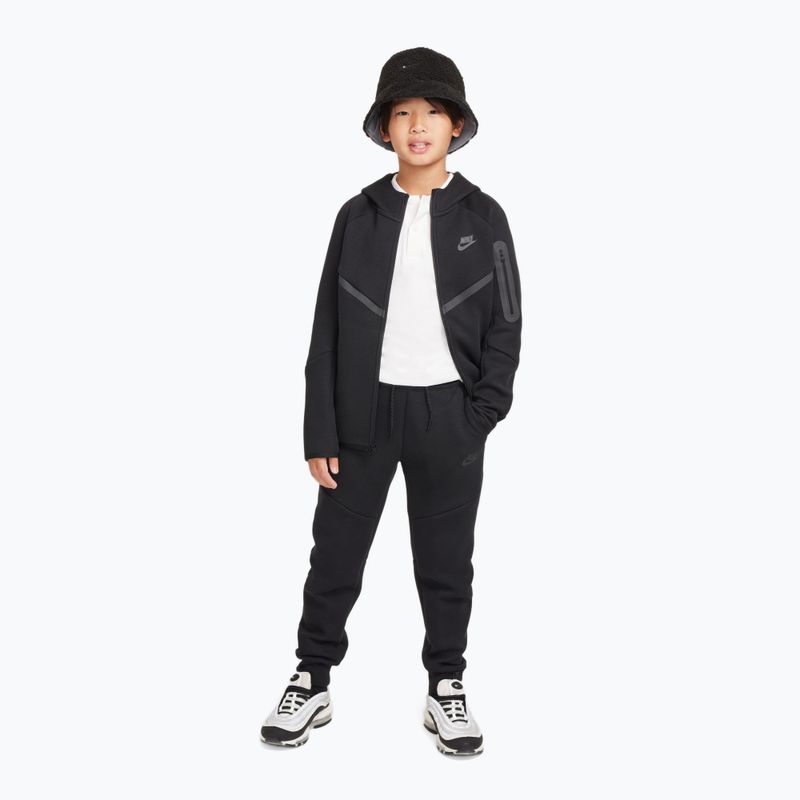Детски суитшърт Nike Sportswear Tech Fleece Full Zip black/black/black 2