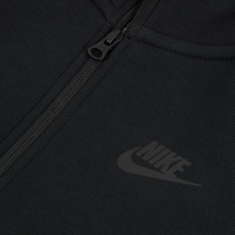 Детски суитшърт Nike Sportswear Tech Fleece Full Zip black/black/black 9