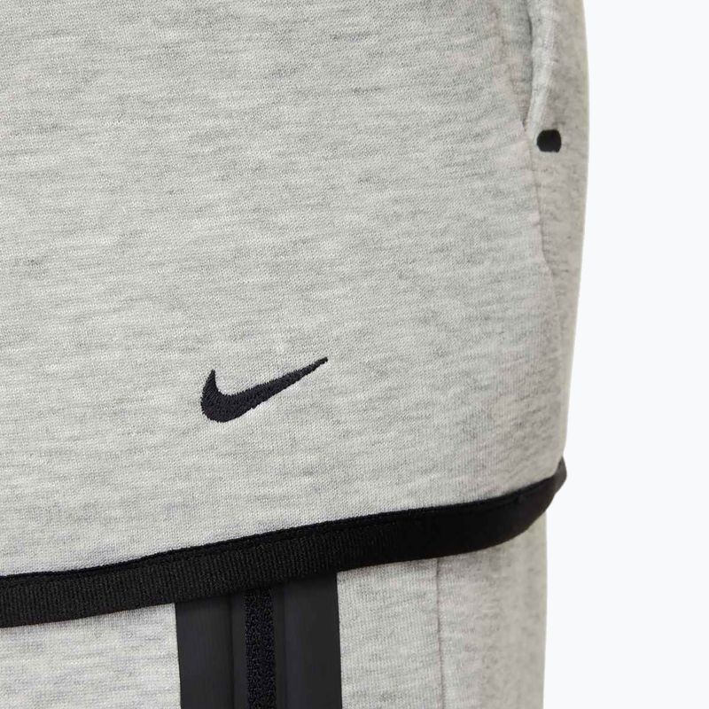 Детски суитшърт Nike Sportswear Tech Fleece Full-Zip тъмно сив heather/черен/черен 8