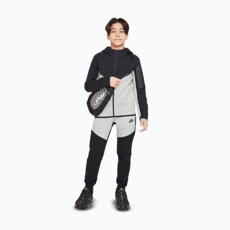 Детски суитшърт Nike Sportswear Tech Fleece Full Zip dark grey heather/black/black/black 2