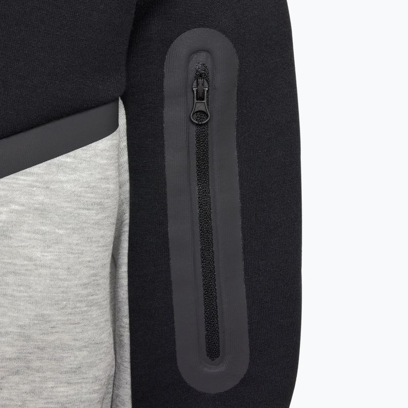 Детски суитшърт Nike Sportswear Tech Fleece Full Zip dark grey heather/black/black/black 7