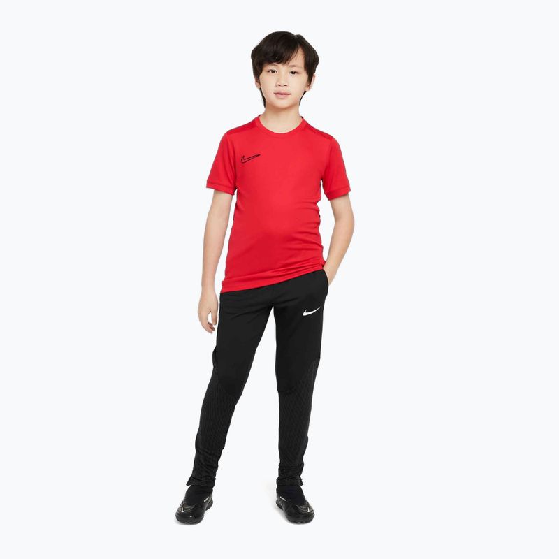Детска футболна тениска Nike Academy Dri-Fit Jr university red/university red/black 2