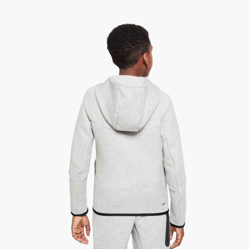 Детски суитшърт Nike Sportswear Tech Fleece dark grey heather/black/black 3