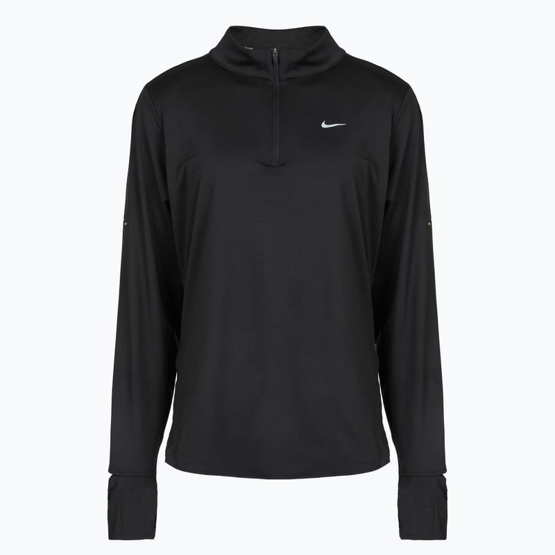 Дамска блуза с дълъг ръкав за бягане Nike Swift Dri-FIT UV 1/4-Zip Plus Size black 6