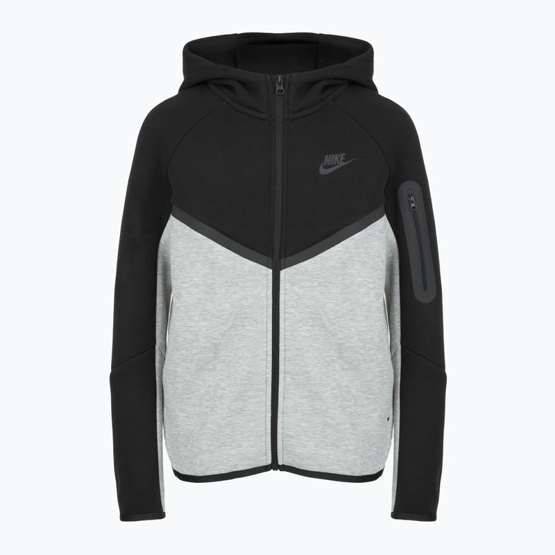 Детски суитшърт Nike Sportswear tech fleece full-zip dark grey heather/black/black/black 6