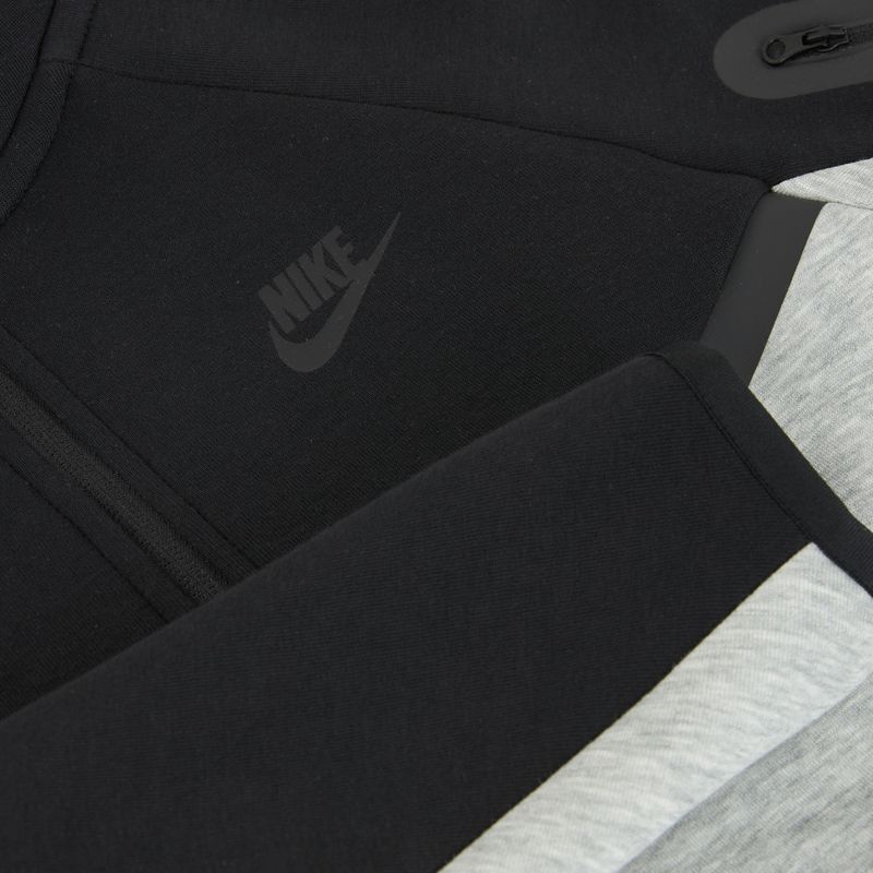 Детски суитшърт Nike Sportswear tech fleece full-zip dark grey heather/black/black/black 9