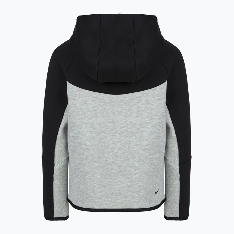Детски суитшърт Nike Sportswear Tech Fleece Full Zip dark grey heather/black/black/black 10