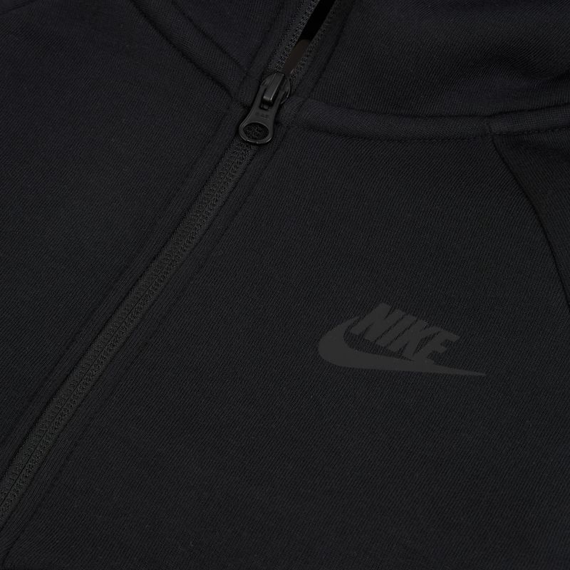 Детски суитшърт Nike Sportswear Tech Fleece Full Zip dark grey heather/black/black/black 11
