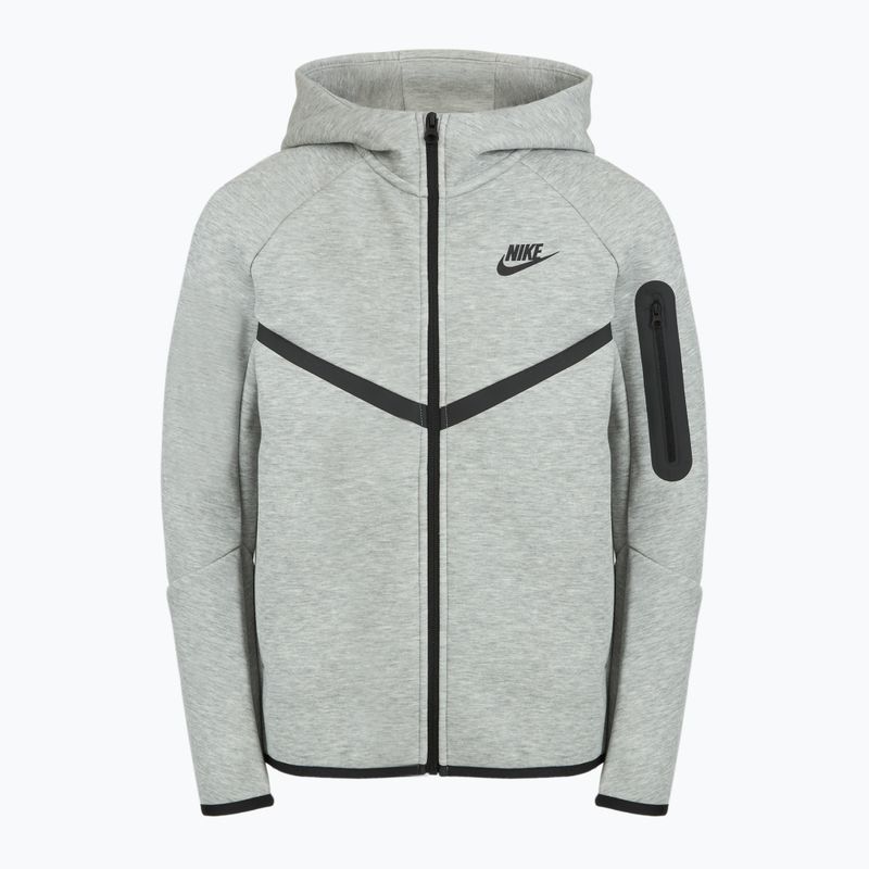 Детски суитшърт Nike Sportswear Tech Fleece Full-Zip dark grey heather/black/black 9