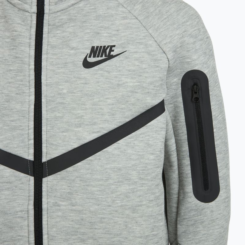 Детски суитшърт Nike Sportswear Tech Fleece Full-Zip dark grey heather/black/black 11