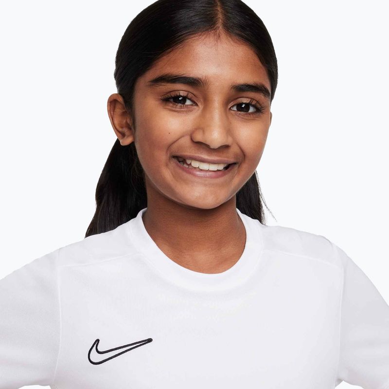 Детска футболна тениска Nike Academy Dri-Fit Jr white/white/black/black 4