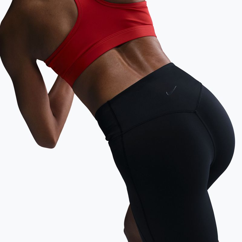 Дамски шорти за тренировка Nike Universa High Waisted Biker 8" black/anthracite/dark smoke grey 5