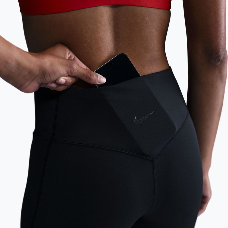Дамски шорти за тренировка Nike Universa High Waisted Biker 8" black/anthracite/dark smoke grey 6