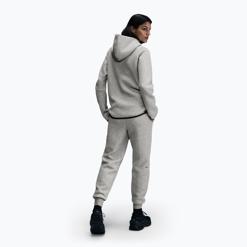 Дамски панталони Nike Sportswear Tech Fleece Mid-Rise dark grey heather/black 3