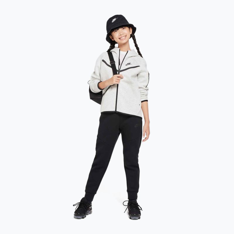 Детски суичър Nike Sportswear Tech Fleece light grey/heather/black/black 2