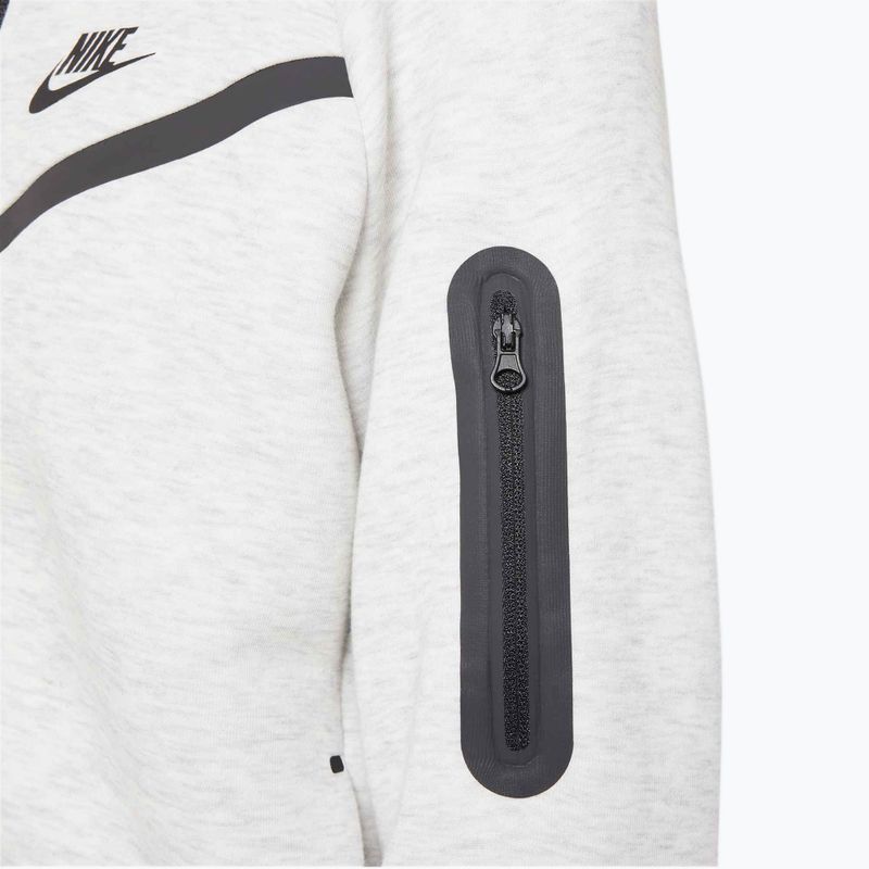 Детски суичър Nike Sportswear Tech Fleece light grey/heather/black/black 6