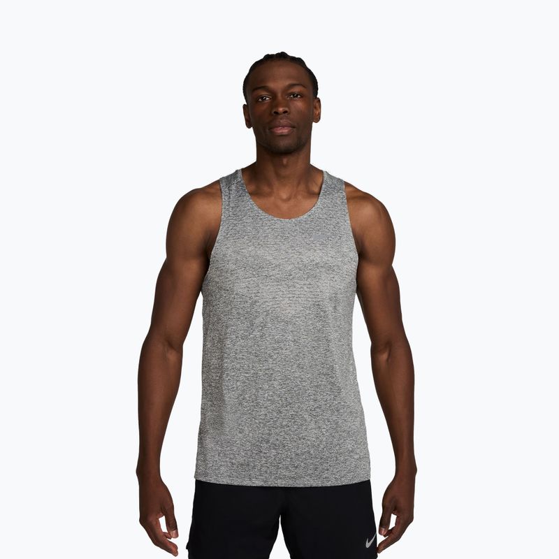 Мъжка тениска за бягане Nike Stride Dri-Fit ADV smoke grey/heather