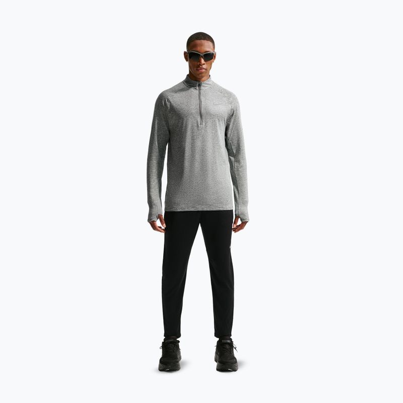 Мъжки суитшърт за бягане Nike Stride 1/4 Zip Dri-Fit smoke grey/heather 2