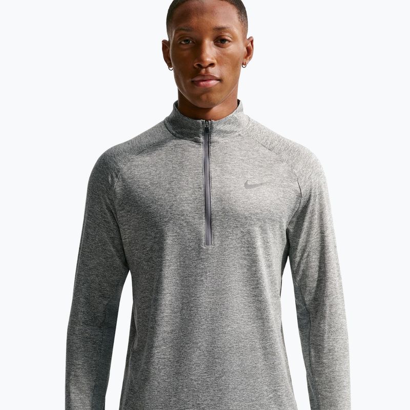 Мъжки суитшърт за бягане Nike Stride 1/4 Zip Dri-Fit smoke grey/heather 5