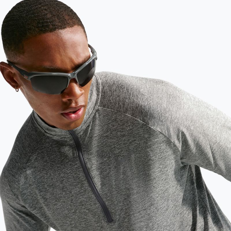 Мъжки суитшърт за бягане Nike Stride 1/4 Zip Dri-Fit smoke grey/heather 7