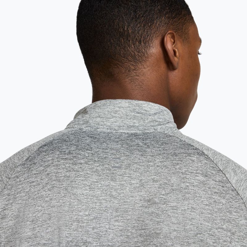 Мъжки суитшърт за бягане Nike Stride 1/4 Zip Dri-Fit smoke grey/heather 8