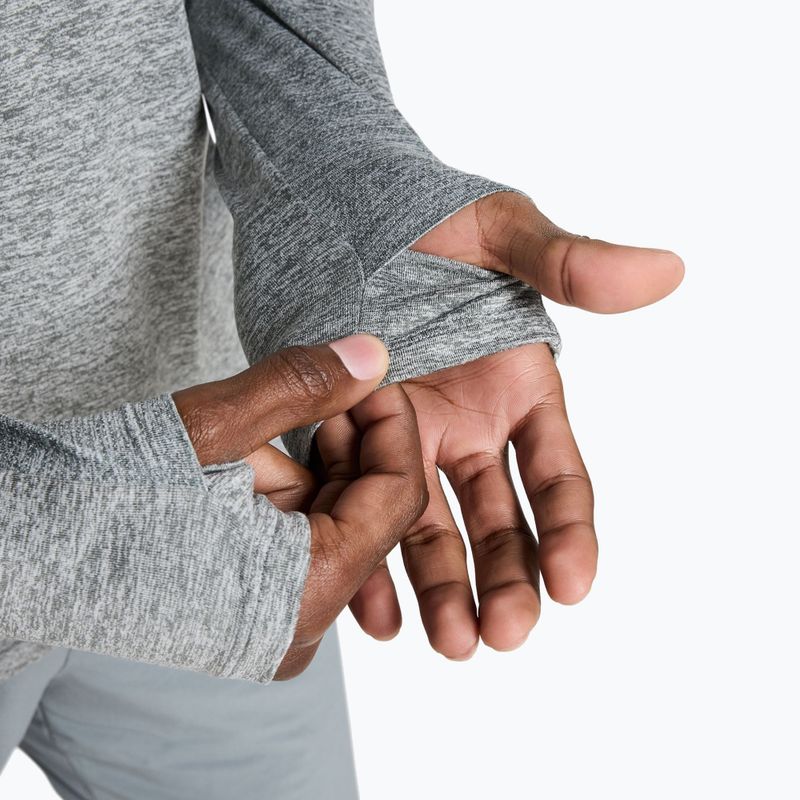 Мъжки суитшърт за бягане Nike Stride 1/4 Zip Dri-Fit smoke grey/heather 9