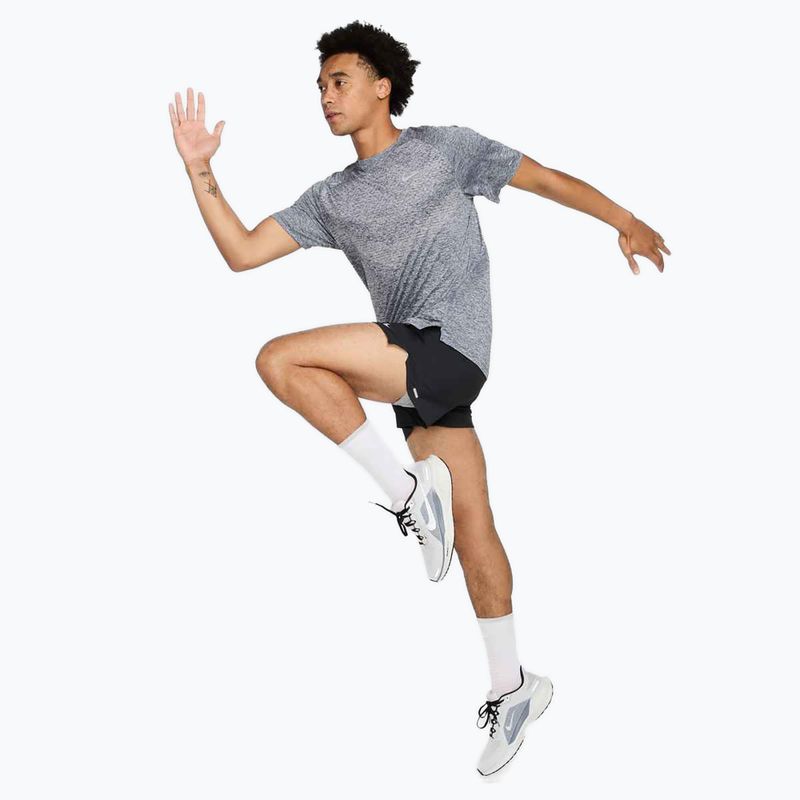 Мъжка тениска за бягане Nike Stride ADV thunder blue / heather 2